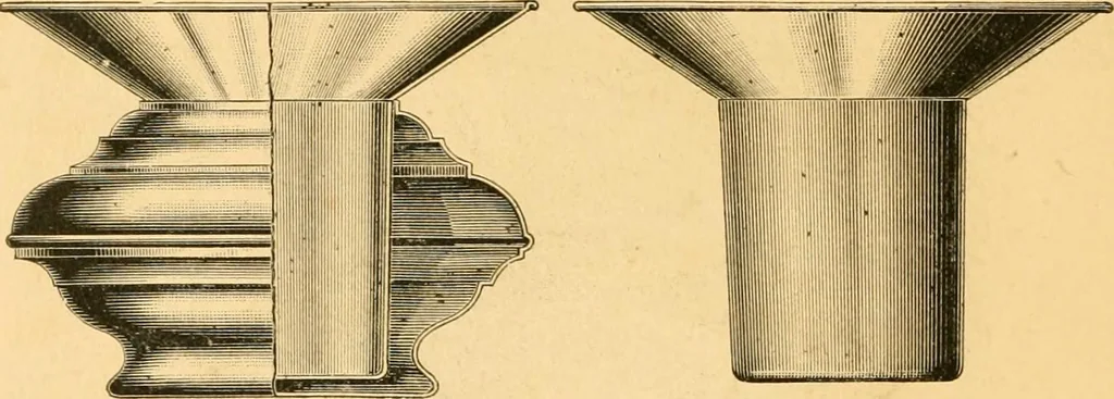 An illustration from Price list of art brass goods : hat racks, umbrella stands, tables ..., 1886, leaf 49
