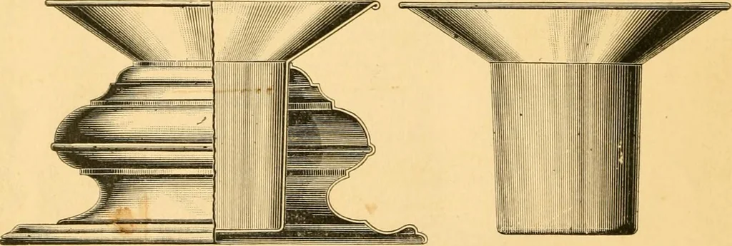 An illustration from Price list of art brass goods : hat racks, umbrella stands, tables ..., 1886, leaf 49