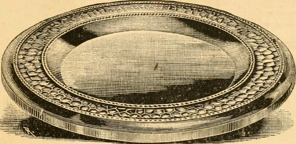 An illustration from Price list of art brass goods : hat racks, umbrella stands, tables ..., 1886, leaf 50