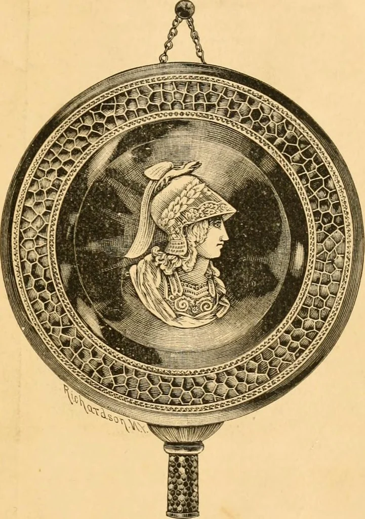 An illustration from Price list of art brass goods : hat racks, umbrella stands, tables ..., 1886, leaf 54