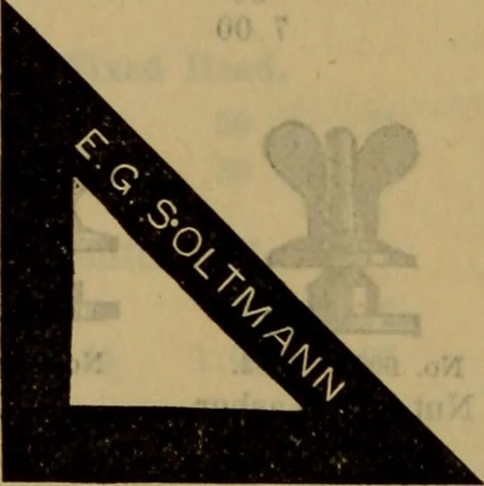 An illustration from Price list of drawing materials, architects and engineers, supplies, blue process papers, etc, 1886, leaf 107