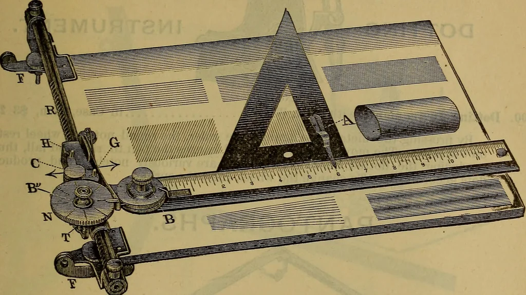 An illustration from Price list of drawing materials, architects and engineers, supplies, blue process papers, etc, 1886, leaf 120