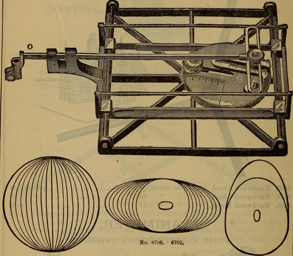 An illustration from Price list of drawing materials, architects and engineers, supplies, blue process papers, etc, 1886, leaf 123