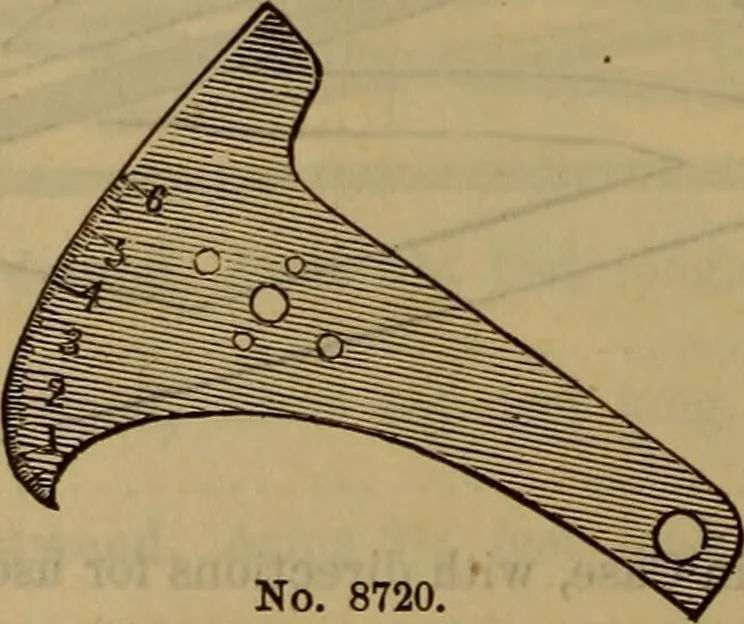 An illustration from Price list of drawing materials, architects and engineers, supplies, blue process papers, etc, 1886, leaf 123