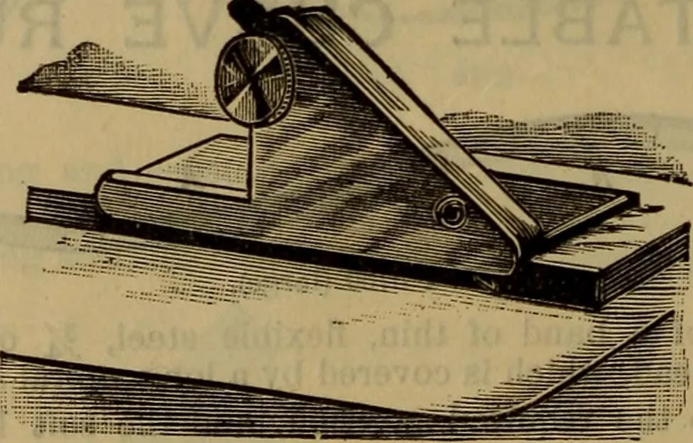 An illustration from Price list of drawing materials, architects and engineers, supplies, blue process papers, etc, 1886, leaf 125