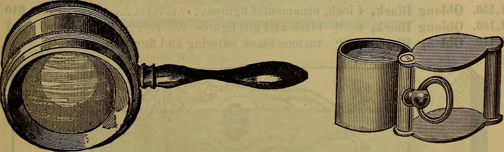 An illustration from Price list of drawing materials, architects and engineers, supplies, blue process papers, etc, 1886, leaf 144