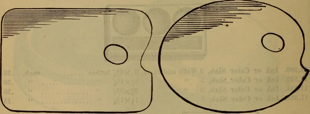 An illustration from Price list of drawing materials, architects and engineers, supplies, blue process papers, etc, 1886, leaf 151