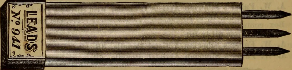 An illustration from Price list of drawing materials, architects and engineers, supplies, blue process papers, etc, 1886, leaf 181