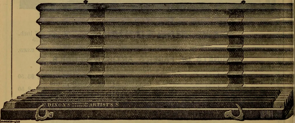 An illustration from Price list of drawing materials, architects and engineers, supplies, blue process papers, etc, 1886, leaf 183
