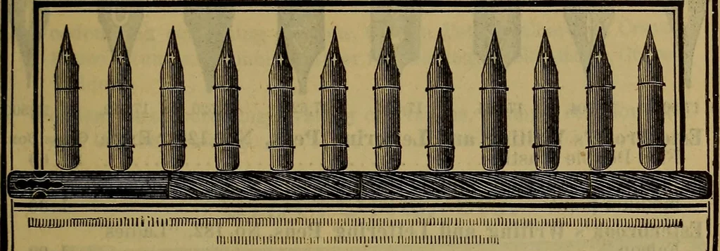 An illustration from Price list of drawing materials, architects and engineers, supplies, blue process papers, etc, 1886, leaf 188