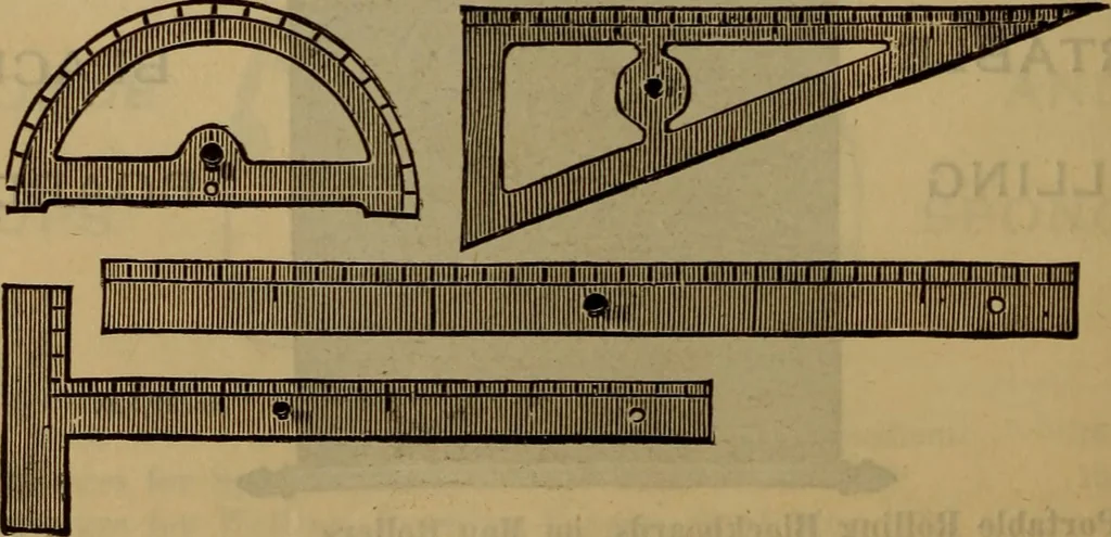 An illustration from Price list of drawing materials, architects and engineers, supplies, blue process papers, etc, 1886, leaf 201