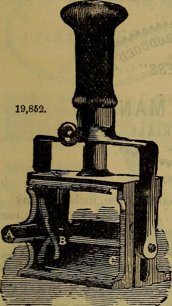 An illustration from Price list of drawing materials, architects and engineers, supplies, blue process papers, etc, 1886, leaf 206