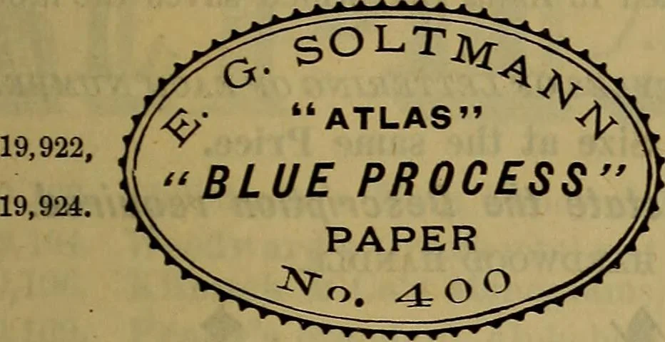 An illustration from Price list of drawing materials, architects and engineers, supplies, blue process papers, etc, 1886, leaf 208