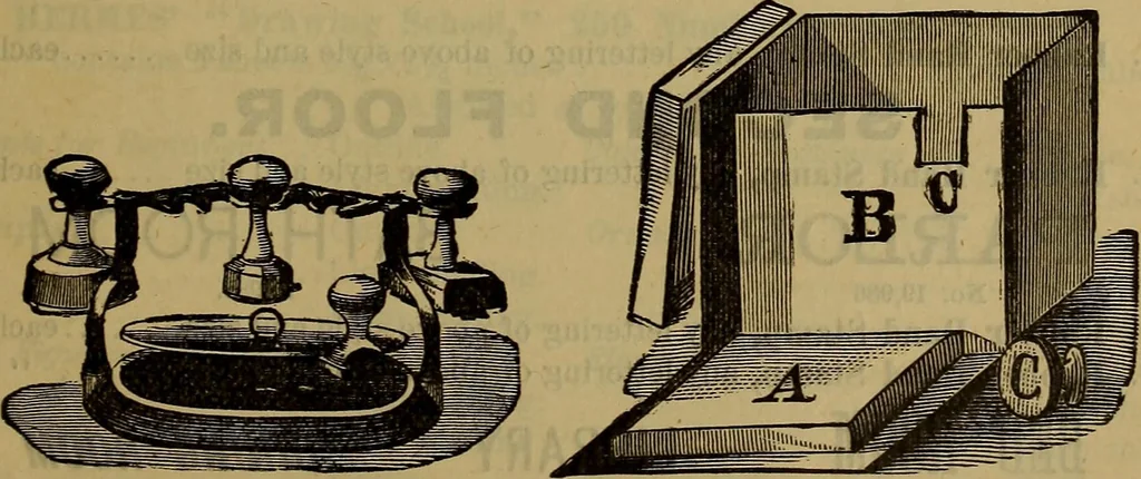An illustration from Price list of drawing materials, architects and engineers, supplies, blue process papers, etc, 1886, leaf 208