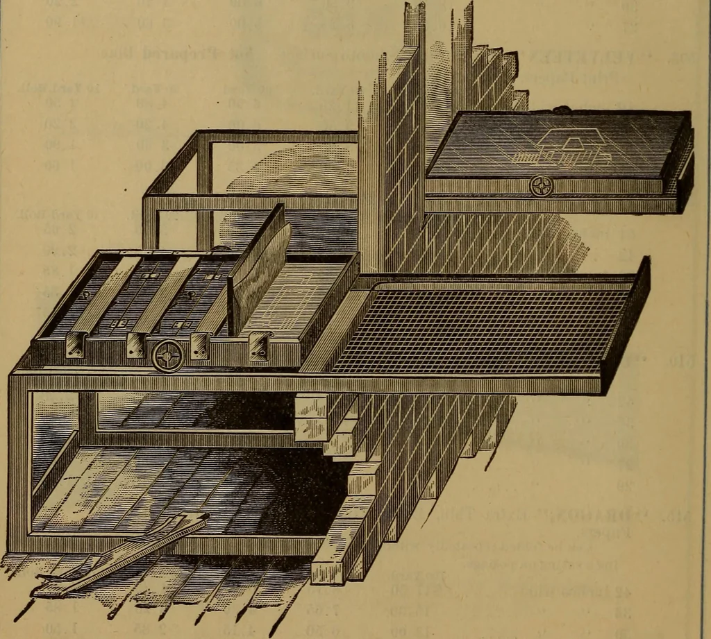 An illustration from Price list of drawing materials, architects and engineers, supplies, blue process papers, etc, 1886, leaf 29