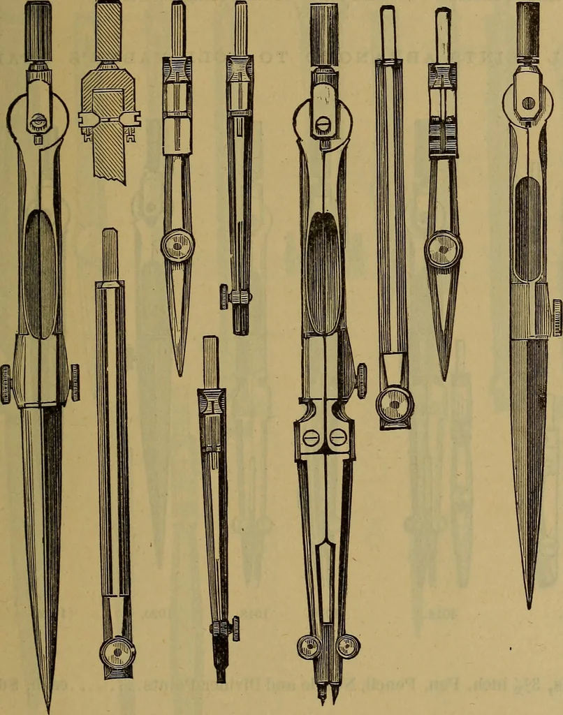 An illustration from Price list of drawing materials, architects and engineers, supplies, blue process papers, etc, 1886, leaf 38
