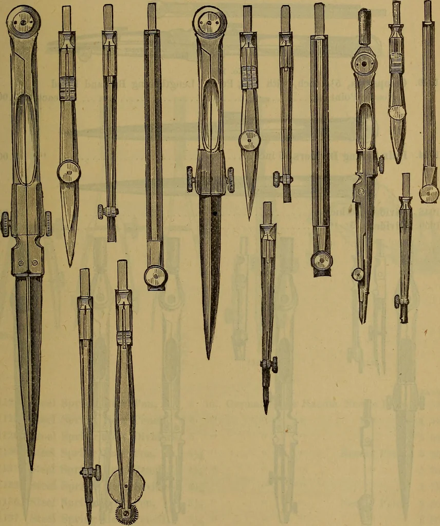 An illustration from Price list of drawing materials, architects and engineers, supplies, blue process papers, etc, 1886, leaf 40