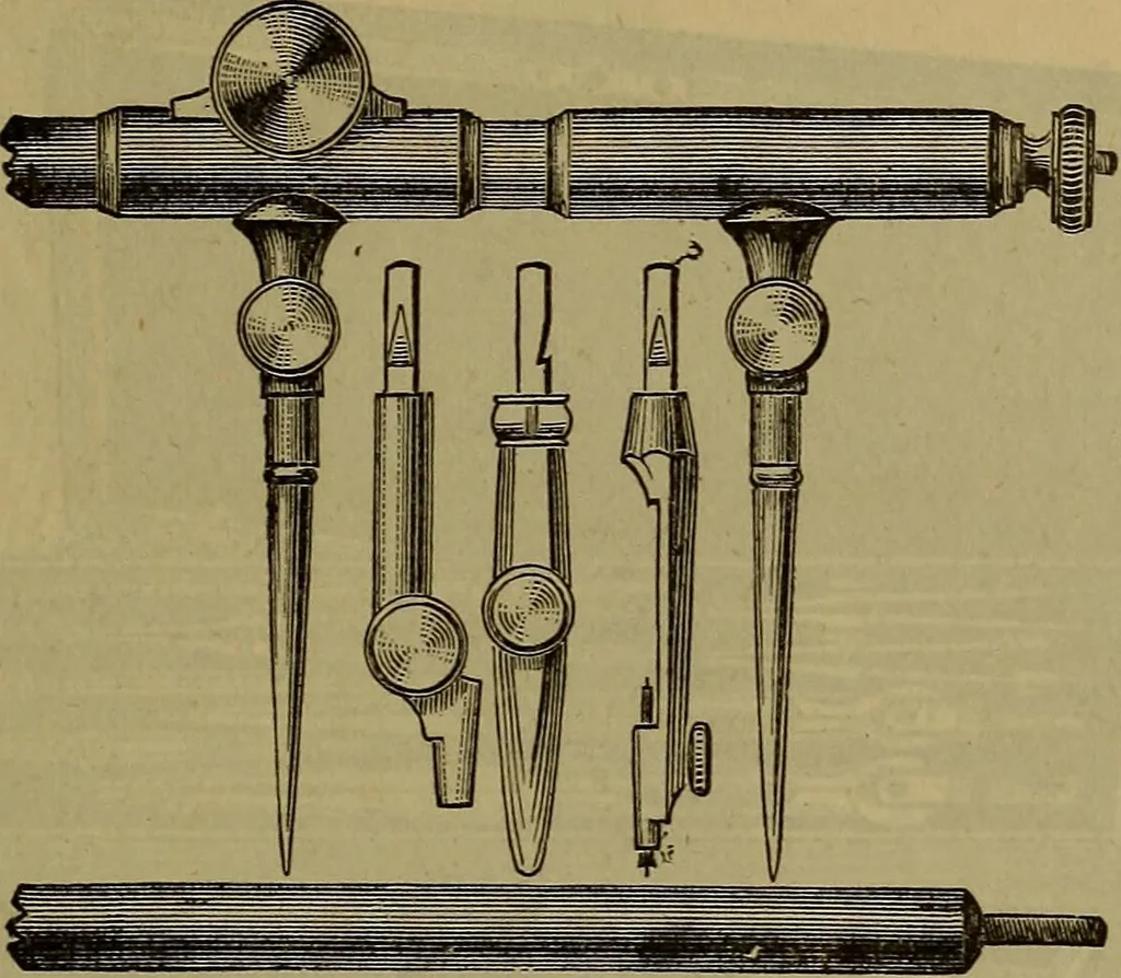 An illustration from Price list of drawing materials, architects and engineers, supplies, blue process papers, etc, 1886, leaf 46