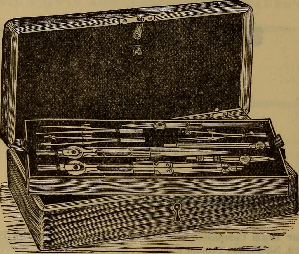 An illustration from Price list of drawing materials, architects and engineers, supplies, blue process papers, etc, 1886, leaf 47