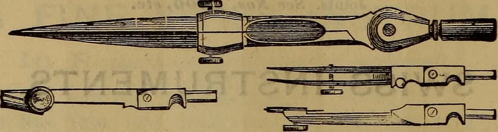An illustration from Price list of drawing materials, architects and engineers, supplies, blue process papers, etc, 1886, leaf 51