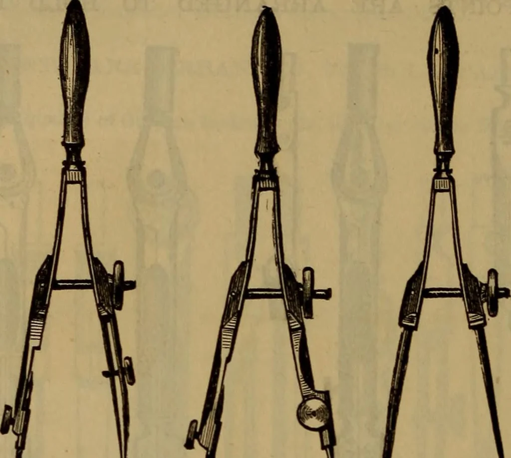 An illustration from Price list of drawing materials, architects and engineers, supplies, blue process papers, etc, 1886, leaf 61