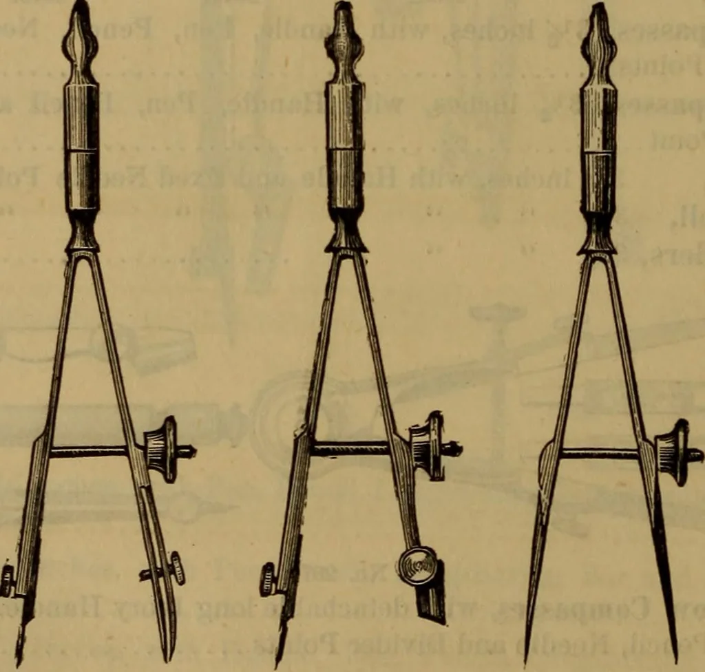 An illustration from Price list of drawing materials, architects and engineers, supplies, blue process papers, etc, 1886, leaf 61