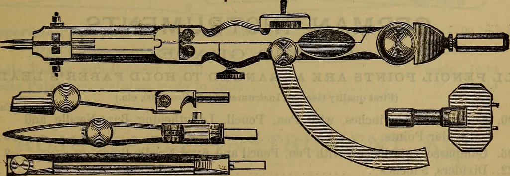 An illustration from Price list of drawing materials, architects and engineers, supplies, blue process papers, etc, 1886, leaf 64