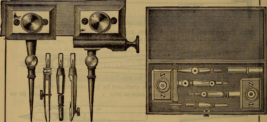 An illustration from Price list of drawing materials, architects and engineers, supplies, blue process papers, etc, 1886, leaf 65