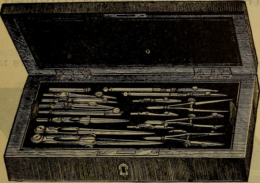An illustration from Price list of drawing materials, architects and engineers, supplies, blue process papers, etc, 1886, leaf 68