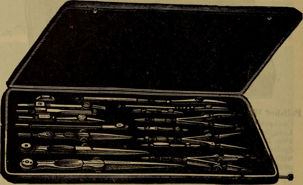 An illustration from Price list of drawing materials, architects and engineers, supplies, blue process papers, etc, 1886, leaf 69