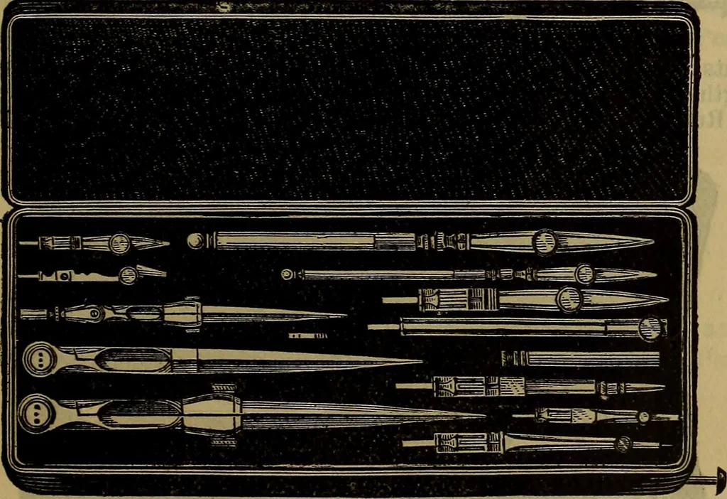 An illustration from Price list of drawing materials, architects and engineers, supplies, blue process papers, etc, 1886, leaf 70