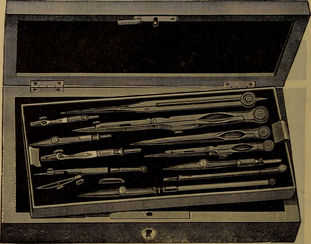 An illustration from Price list of drawing materials, architects and engineers, supplies, blue process papers, etc, 1886, leaf 81