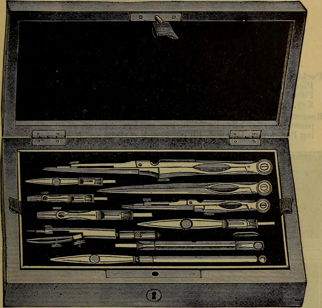 An illustration from Price list of drawing materials, architects and engineers, supplies, blue process papers, etc, 1886, leaf 82