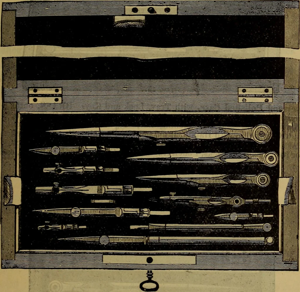 An illustration from Price list of drawing materials, architects and engineers, supplies, blue process papers, etc, 1886, leaf 84