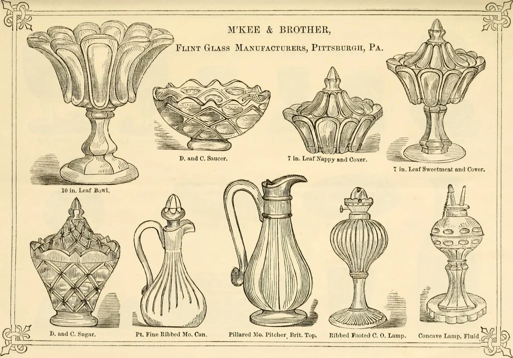 An illustration from Prices of glass ware., 1868, leaf 32
