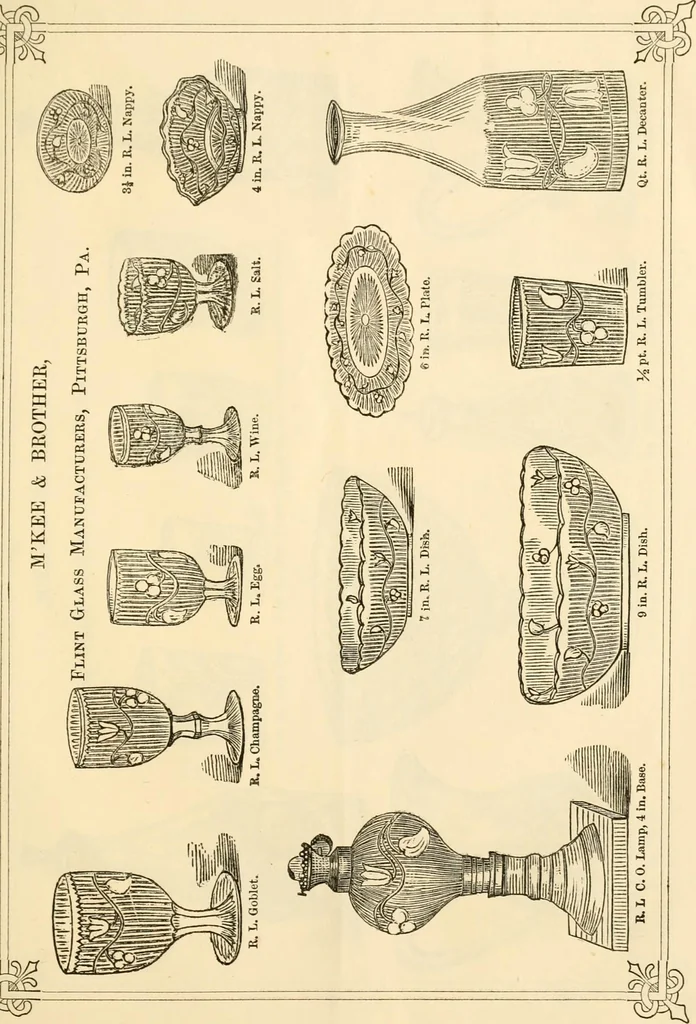 An illustration from Prices of glass ware., 1868, leaf 34