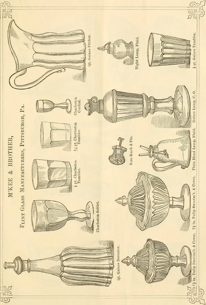 An illustration from Prices of glass ware., 1868, leaf 48