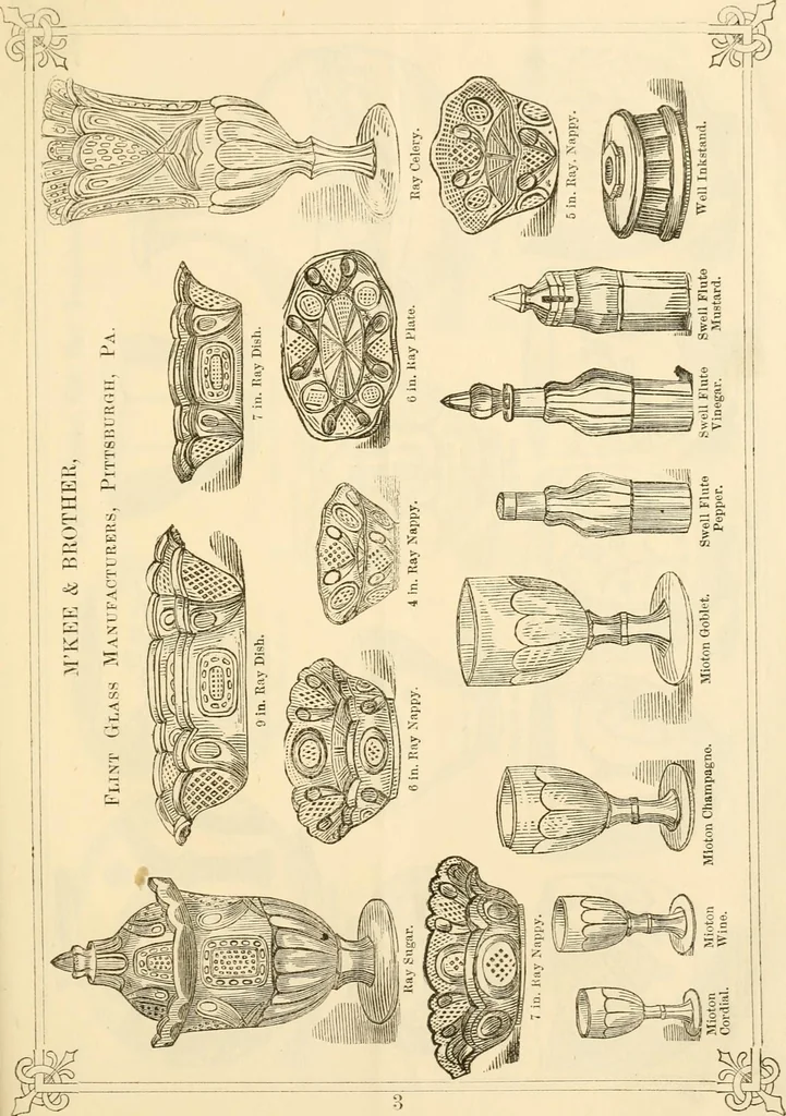 An illustration from Prices of glass ware., 1868, leaf 52