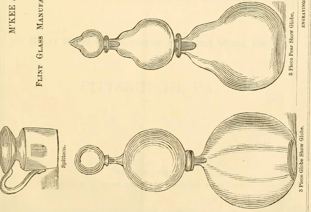 An illustration from Prices of glass ware., 1868, leaf 58