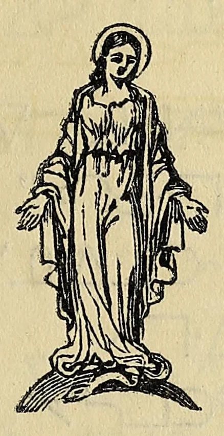 An illustration from Prières cantiques catéchisme, etc. en langue crise, 1866, leaf 37