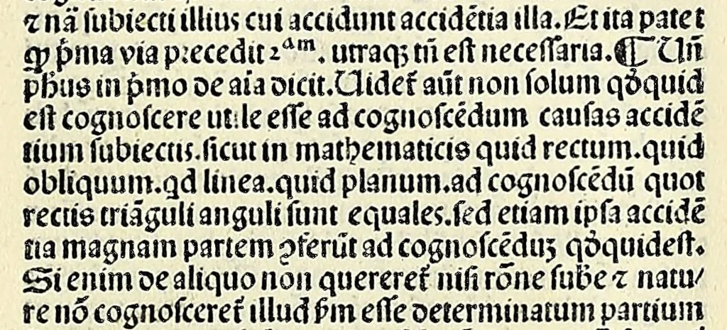 An illustration from Prima pars Summe Alberti Magni De quatuor coequeuis vna cum secunda eius que est De homine, leaf 165