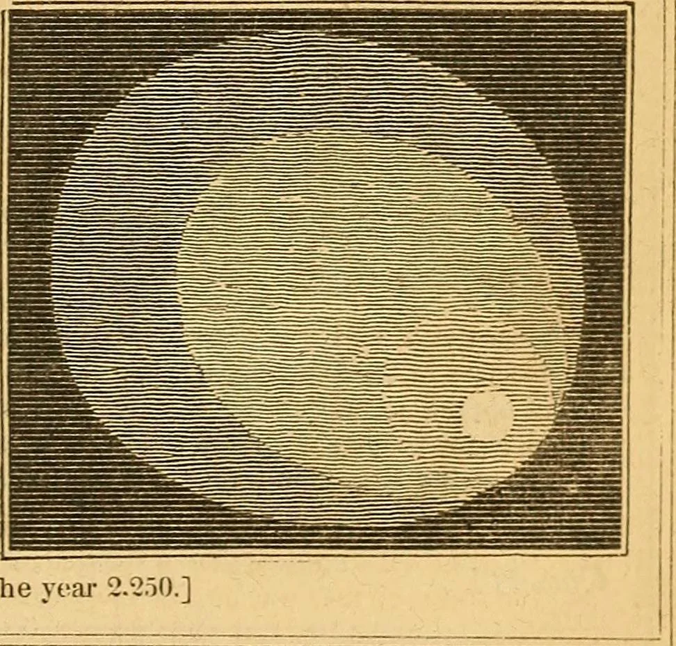 An illustration from A primary astronomy .., 1851, leaf 150