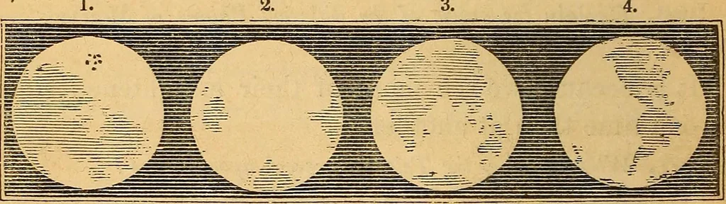 An illustration from A primary astronomy .., 1851, leaf 93