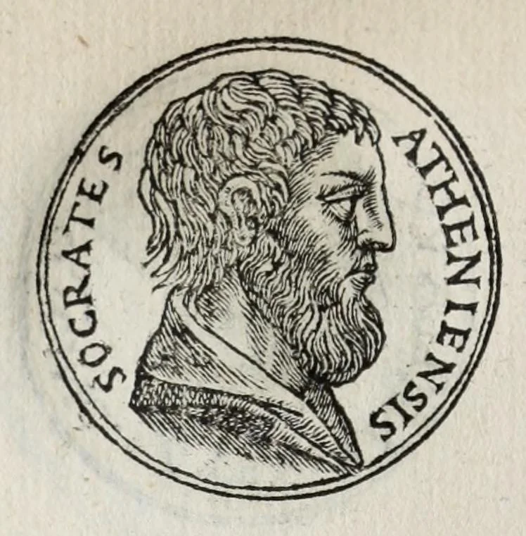 An illustration from Prima[-seconda] parte del Prontvario de le medaglie de piv illvstri & fulgenti huomini & donne : dal principio del mondo insino al presente tempo, con le lor vite in compendio raccolte, 1553, leaf 130