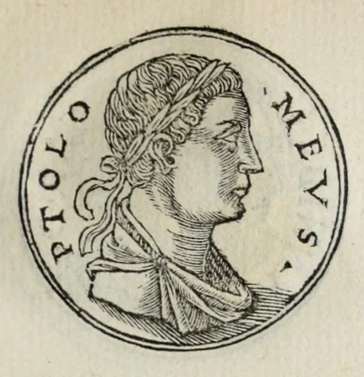 An illustration from Prima[-seconda] parte del Prontvario de le medaglie de piv illvstri & fulgenti huomini & donne : dal principio del mondo insino al presente tempo, con le lor vite in compendio raccolte, 1553, leaf 151