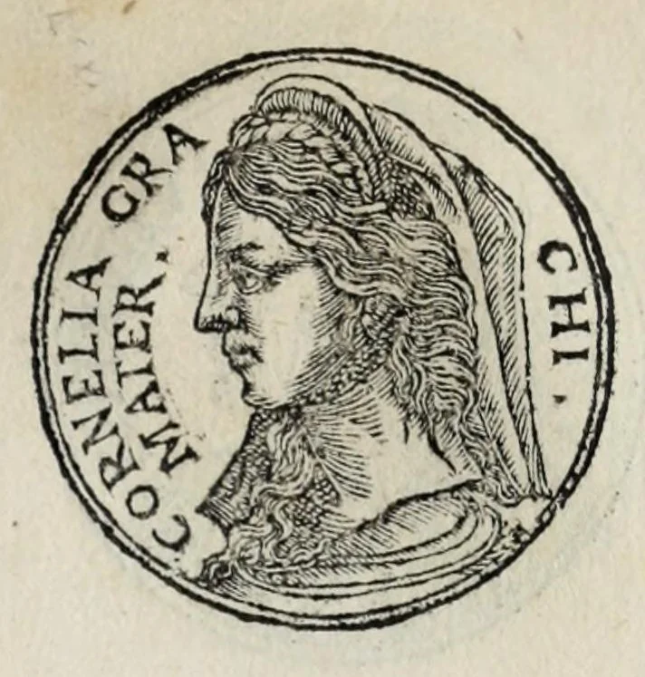 An illustration from Prima[-seconda] parte del Prontvario de le medaglie de piv illvstri & fulgenti huomini & donne : dal principio del mondo insino al presente tempo, con le lor vite in compendio raccolte, 1553, leaf 157