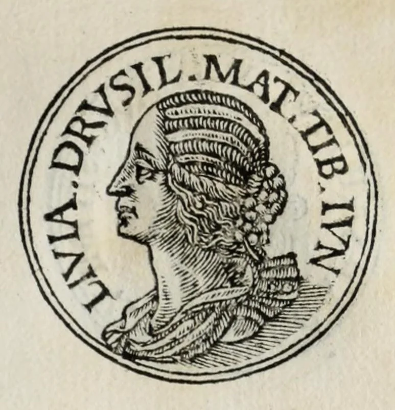 An illustration from Prima[-seconda] parte del Prontvario de le medaglie de piv illvstri & fulgenti huomini & donne : dal principio del mondo insino al presente tempo, con le lor vite in compendio raccolte, 1553, leaf 193