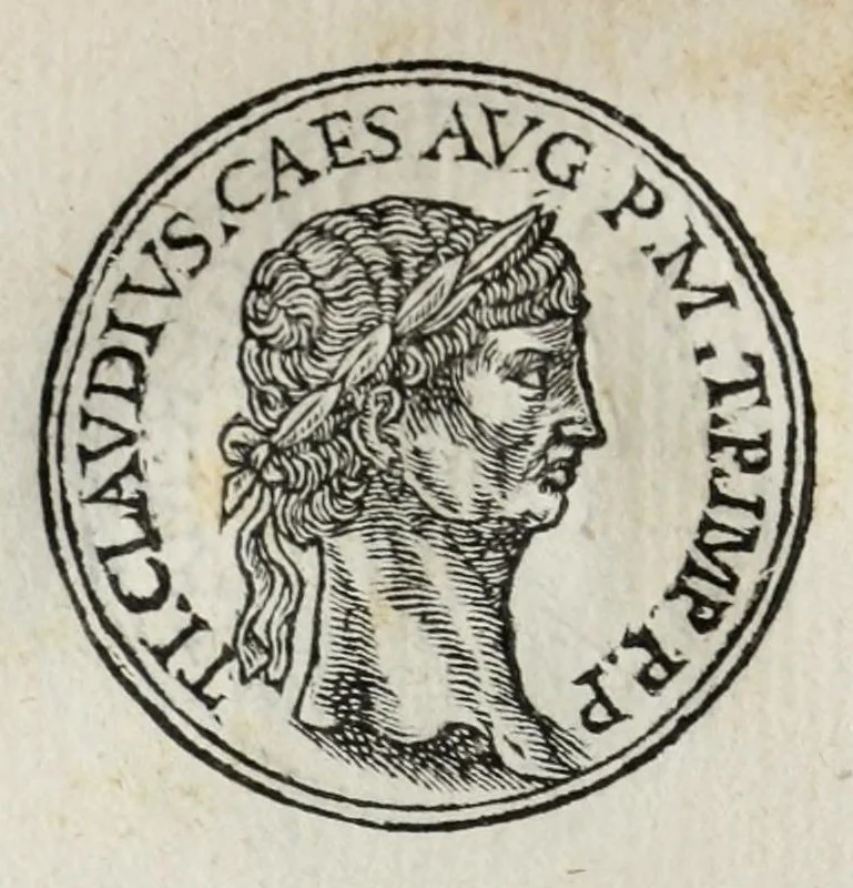 An illustration from Prima[-seconda] parte del Prontvario de le medaglie de piv illvstri & fulgenti huomini & donne : dal principio del mondo insino al presente tempo, con le lor vite in compendio raccolte, 1553, leaf 204
