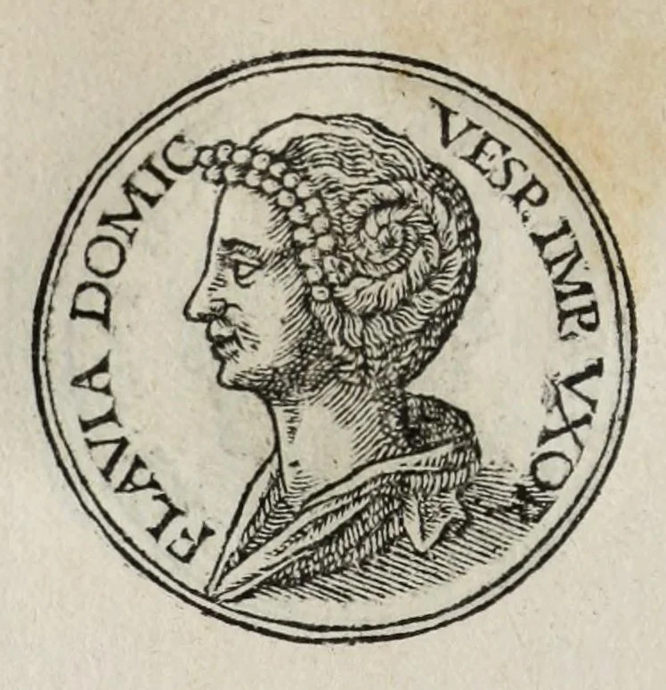 An illustration from Prima[-seconda] parte del Prontvario de le medaglie de piv illvstri & fulgenti huomini & donne : dal principio del mondo insino al presente tempo, con le lor vite in compendio raccolte, 1553, leaf 220
