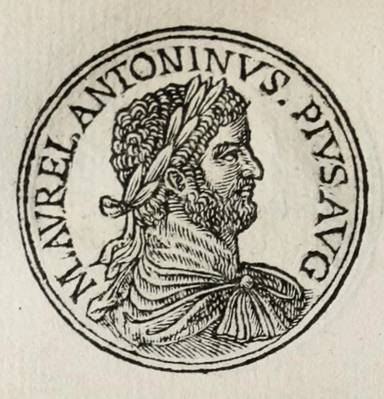 An illustration from Prima[-seconda] parte del Prontvario de le medaglie de piv illvstri & fulgenti huomini & donne : dal principio del mondo insino al presente tempo, con le lor vite in compendio raccolte, 1553, leaf 230